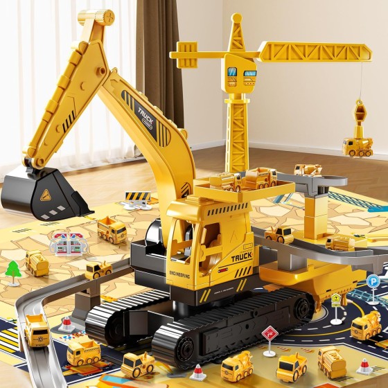 Construction Trucks Cars Toys